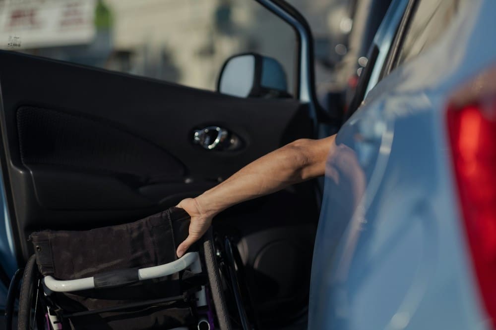 Aménagement voiture handicapé pour une personne